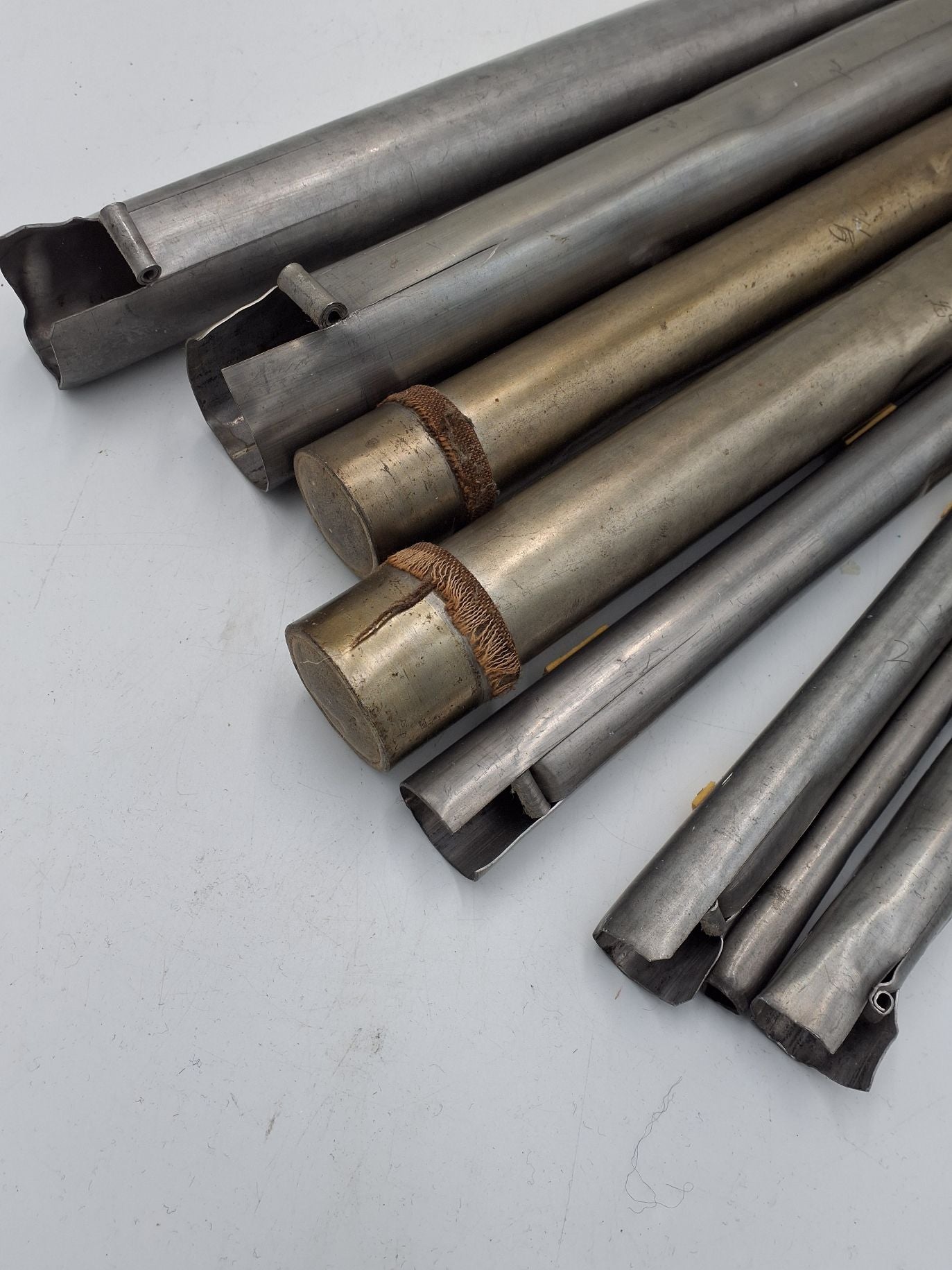 Orgelpiber med patina